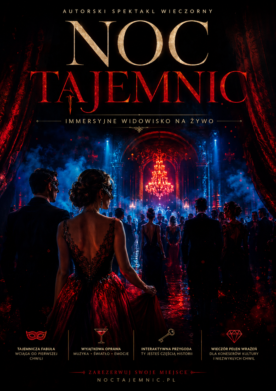 Noc Tajemnic - autorski spektakl immersyjny