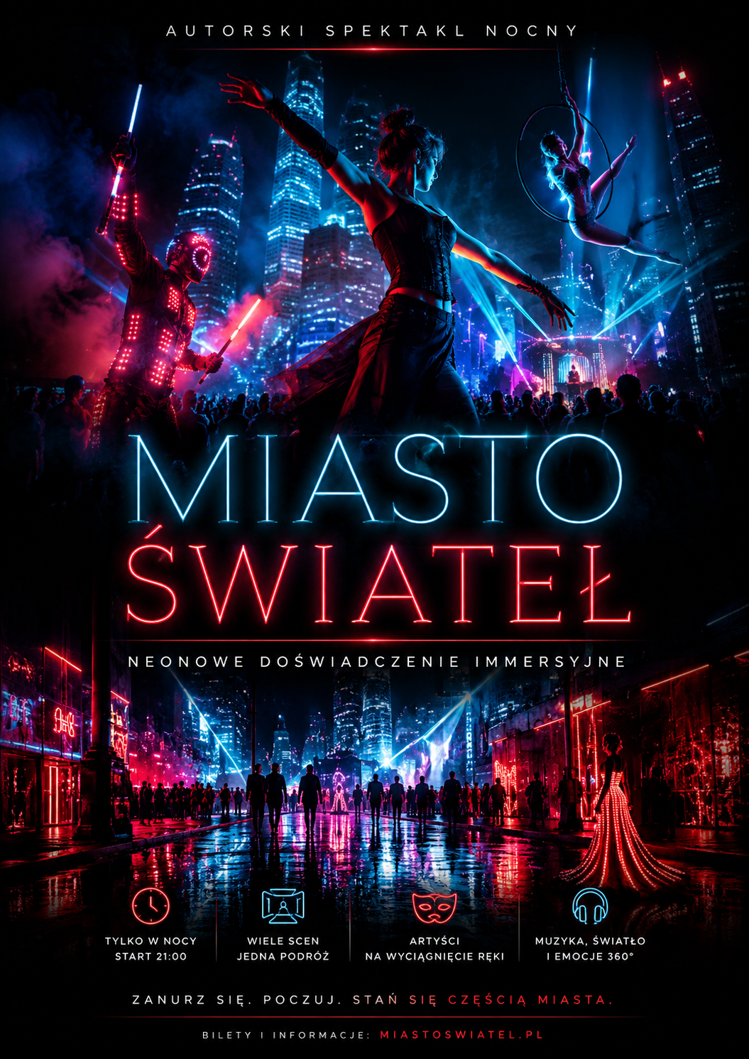 Miasto Świateł - neonowe doświadczenie immersyjne